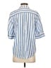 J.Crew 100% Cotton Stripes Blue 3/4 Sleeve Button-Down Shirt Size S (tall) - photo 2
