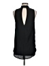 Paper Crane 100% Polyester Black Sleeveless Blouse Size M - photo 2