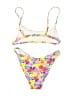 Assorted Brands Floral Yellow Two Piece Swimsuit Size M (kids) - photo 2