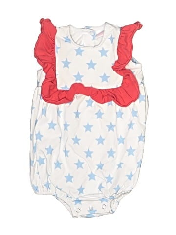 Stitchy Fish Short Sleeve Onesie (view 1)