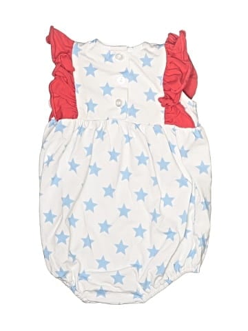 Stitchy Fish Short Sleeve Onesie (view 2)
