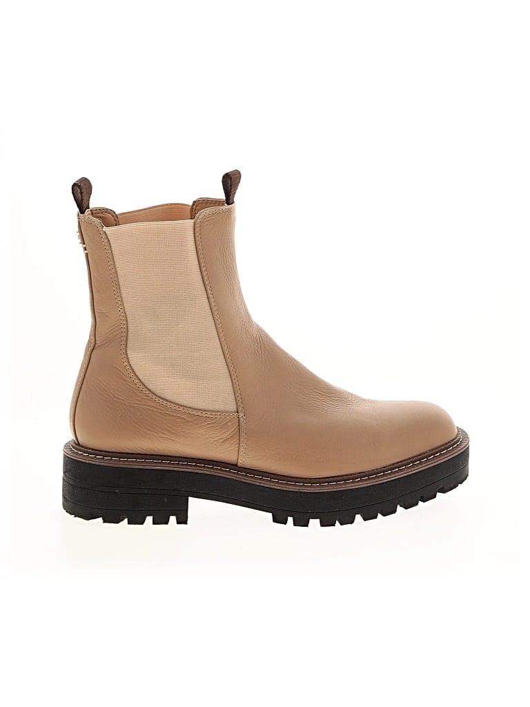 Pre-owned Sam Edelman Ankle Boots In Tan