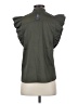 Express 100% Polyester Green Sleeveless Blouse Size S - photo 2