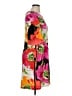 MSK Print Orange Casual Dress Size XL - photo 4