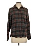 L.L.Bean 100% Cotton Plaid Gray Long Sleeve Button-Down Shirt Size S - photo 1