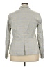 Liz Claiborne Plaid Gray Blazer Size 18 - photo 2