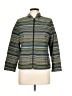 Akris Punto Stripes Green Jacket Size 10 - photo 1