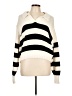 Calypso St. Barth 100% Cotton Stripes Ivory Pullover Sweater Size Lg (2) - photo 1