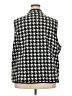 Susan Graver 100% Polyester Houndstooth Gray Vest Size 3X - photo 2