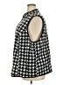 Susan Graver 100% Polyester Houndstooth Gray Vest Size 3X - photo 5
