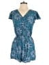 Mudd 100% Rayon Paisley Teal Romper Size S - photo 1