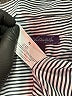 Gloria Vanderbilt 100% Cotton Stripes Gray 3/4 Sleeve Button-Down Shirt Size XL - photo 5