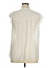 Rose + Olive 100% Polyester Ivory Sleeveless T-Shirt Size XL - photo 2