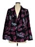 Lane Bryant Floral Purple Blazer Size 16 - photo 1