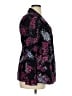 Lane Bryant Floral Purple Blazer Size 16 - photo 4