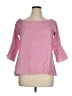 Cupio 100% Cotton Pink 3/4 Sleeve Top Size XL - photo 1