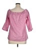 Cupio 100% Cotton Pink 3/4 Sleeve Top Size XL - photo 2