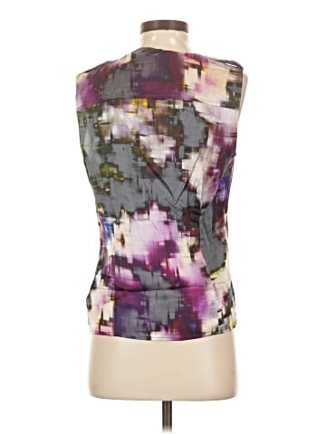 7 For All Mankind Sleeveless Silk Top (view 2)