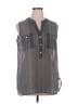 Apt. 9 100% Polyester Gray Sleeveless Blouse Size XL - photo 1