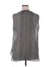 Apt. 9 100% Polyester Gray Sleeveless Blouse Size XL - photo 2