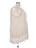 Logo Layers Ivory Sleeveless Blouse Size 3X - photo 4