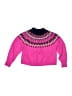 Gap Kids Chevron-herringbone Pink Pullover Sweater Size 6 - 7 - photo 1
