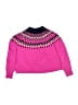 Gap Kids Chevron-herringbone Pink Pullover Sweater Size 6 - 7 - photo 2