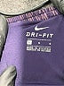 Nike 100% Polyester Chevron-herringbone Purple Shorts Size L - photo 3