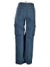 Elodie 100% Cotton Blue Cargo Pants Size M - photo 2