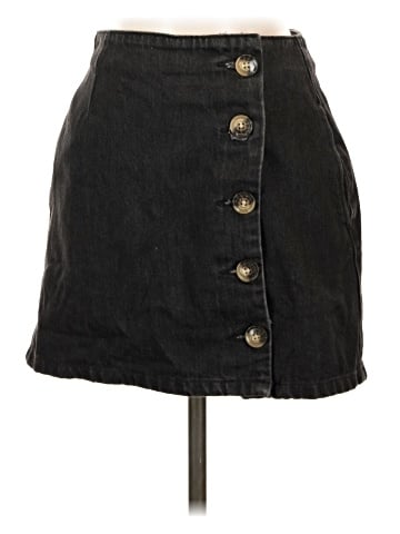 Topshop Denim Skirt (view 1)