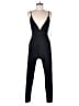 Shinestar Solid Black Jumpsuit Size M - photo 1