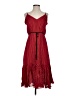 Milly 100% Silk Polka Dots Red Casual Dress Size 4 - photo 1