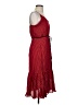 Milly 100% Silk Polka Dots Red Casual Dress Size 4 - photo 4