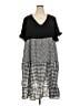 BLOOMCHIC Checkered-gingham Black Casual Dress Size 26 - photo 1