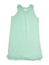 Crewcuts 100% Cotton Solid Green Dress Size 6 - 7 - photo 1