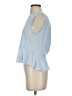Elodie Blue Sleeveless Blouse Size XS - photo 5