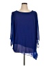 Chico's 100% Rayon Blue 3/4 Sleeve Blouse Size XL (3) - photo 1