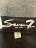 Seven7 Solid Black Denim Shorts Size 8 - photo 3