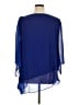 Chico's 100% Rayon Blue 3/4 Sleeve Blouse Size XL (3) - photo 2