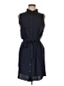 Adrienne Vittadini 100% Polyester Solid Black Casual Dress Size 10 - photo 1