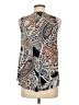 SJS Blue Sleeveless Blouse Size M - photo 2