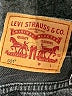 Levi's Hearts Black Denim Shorts Size 28 waist - photo 3