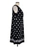 Soma Polka Dots Black Casual Dress Size L - photo 4