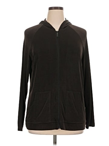 Travelers by Chico's Zip Up Hoodie (view 1)