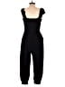 Derek Heart Solid Black Jumpsuit Size XL - photo 2