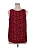 Faded Glory 100% Polyester Red Tank Top Size XL - photo 2