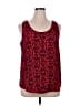 Faded Glory 100% Polyester Red Tank Top Size XL - photo 1