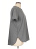 Lands' End Stripes Gray Short Sleeve T-Shirt Size L (petite) - photo 4