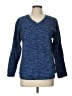 St. John's Bay 100% Polyester Blue Pullover Sweater Size L - photo 1
