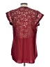 Express Burgundy Short Sleeve Top Size L - photo 2